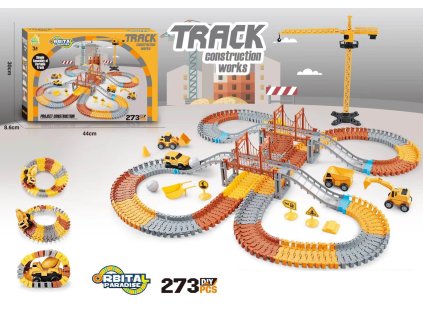 Dráha kolejka s 2 mosty 273 elem (1 auto)