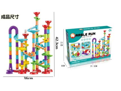 Kuličková dráha - set 113 dílů