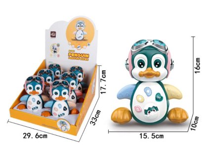 Hrající tučňáci 1 ks