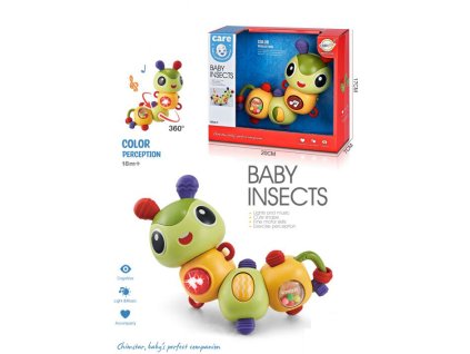 Chrastítko housenka otočná 360°