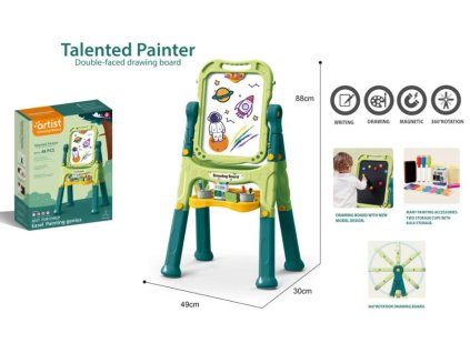 Umělecká tabule 48 ks zelená