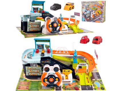 Parkovací dráha na hraní s volantem