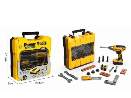 Kufřík s nářadím a vrtačkou