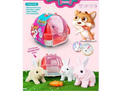 Králíček zajíček s domečkem interaktivní