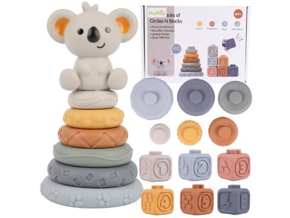 Měkké senzorické kostky věž Medvídek