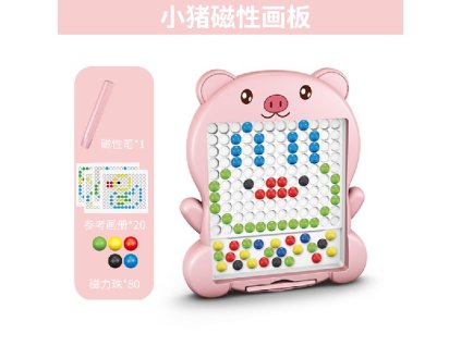 Magnetická tabule Medvěd růžová