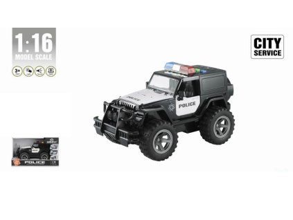 Auto s pohonem 1:16 Policie