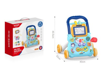 Chodítko Slůně s mazací tabulkou modré