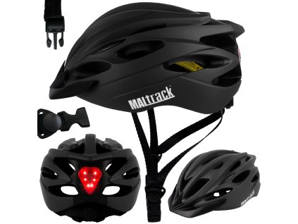 Cyklistická helma RAPID Lampa Reg ČERNÁ