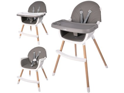 Židlička na krmení BITEO grey
