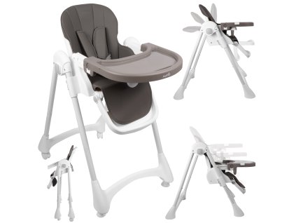 Jídelní židlička DELI šedá