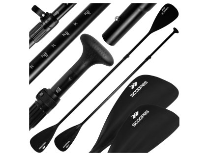 Skládací pádlo reg 2v1 BLADE černé