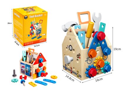 Dřevěná sada nářadí na hraní