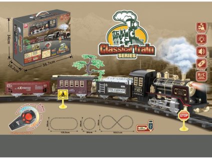 Elektrická vláčková dráha 35 prvků