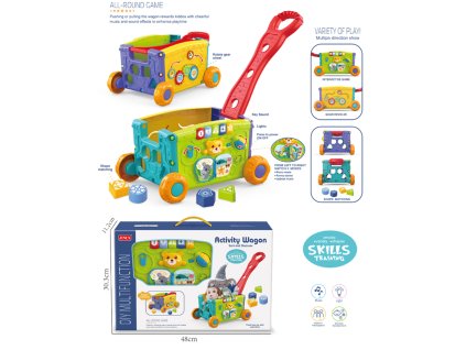 Vozík vagón třídič vzdělávací