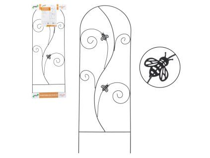 Mřížka / Opora pro rostliny 60 x 167 cm černá