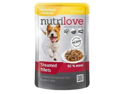 Nutrilove 85g kapsička, šťáva kuřecí/28ks