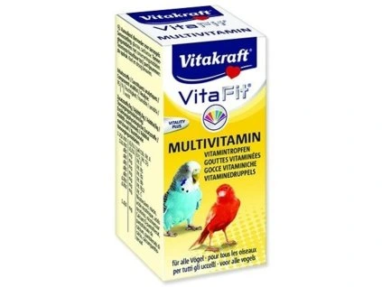 Vitakraft Multivitamín kapky okr.ptac.10ml AKCE