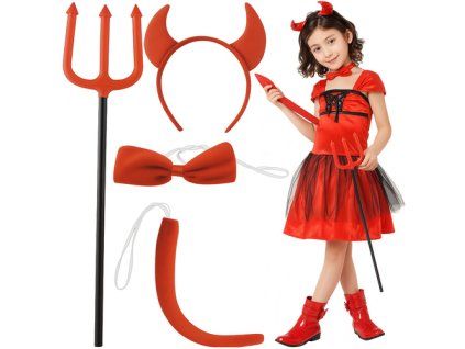 Kostým ďábla - sada 4 kusů S22140