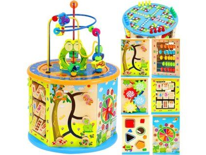 Dřevěná vzdělávací kostka 22429