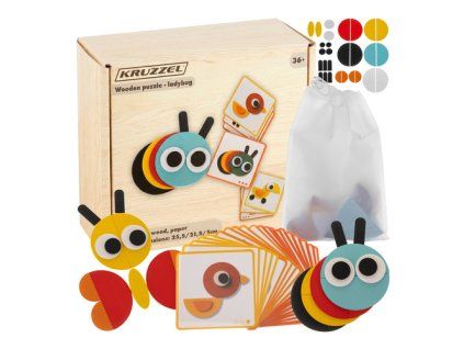 Dřevěné puzzle - Kruzzel 22426 puzzle