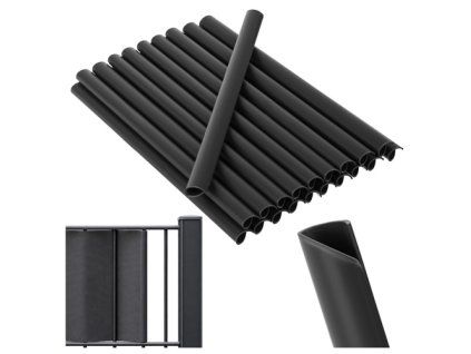 Spony na plotovou pásku - antracit 23709