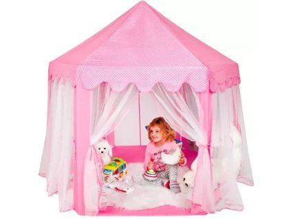 Dětský stan růžový Kruzzel 23869