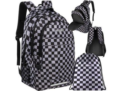 30L batoh - šachovnice Kruzzel 24531