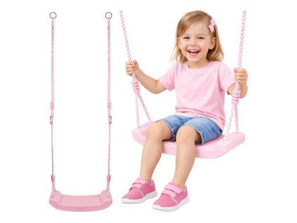 Plastová houpačka - růžová 25445