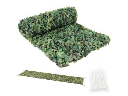 Maskovací síť 2x5m + 100 Gardlových pásů