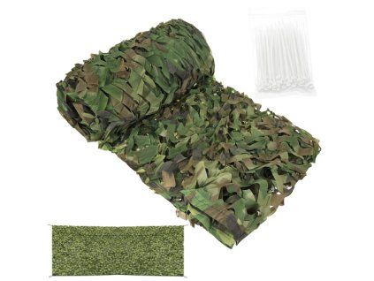 Maskovací síť 3x6m + 100 Gardlových pásů