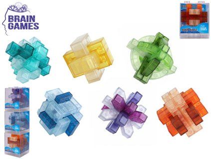 Hlavolam kostka puzzle Brain Games, 7 cm
