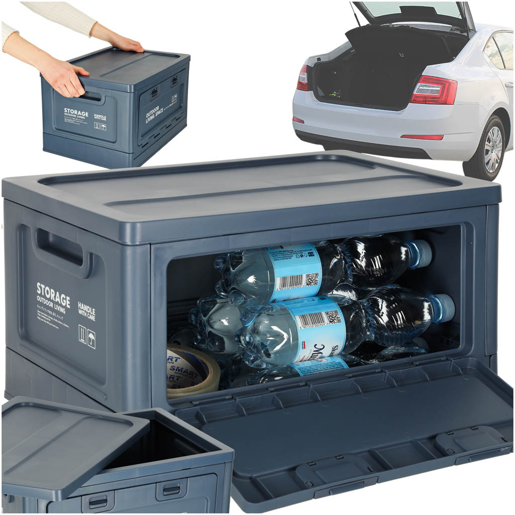 Zavazadlový organizér camping box navy blue