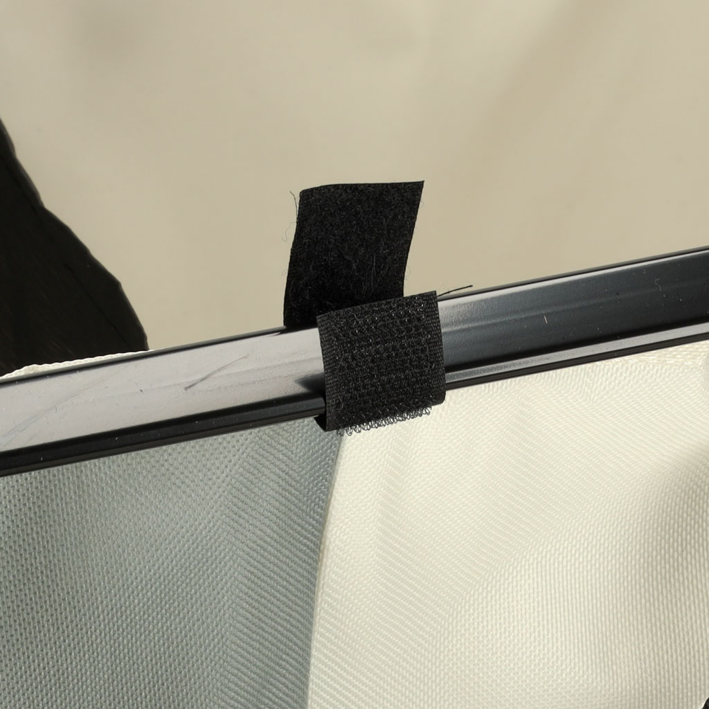 Organizér na třídění prádla do koše 2 přihrádky