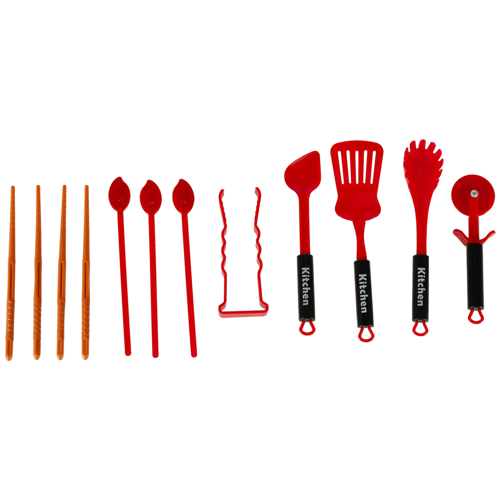 Dětská sada na vaření sada kuchyňského nádobí a doplňků 35 položek