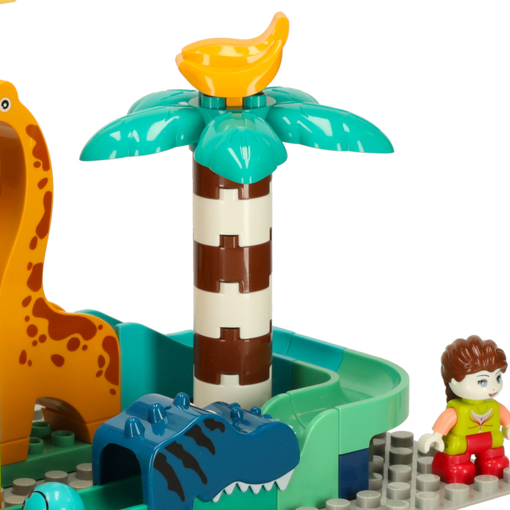 Kreativní bloky dinosauří park kuličková dráha 147sz