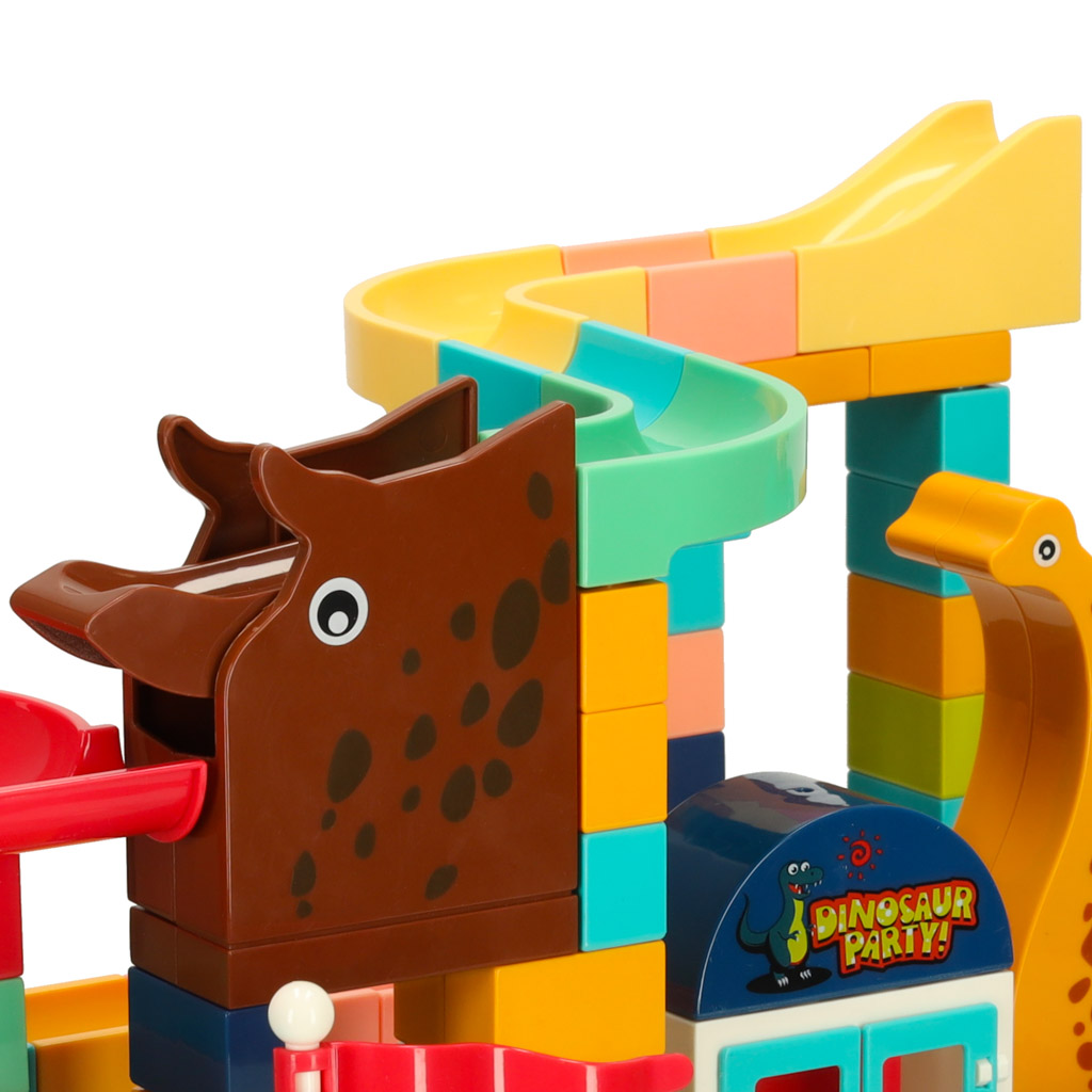 Kreativní bloky dinosauří park kuličková dráha 147sz