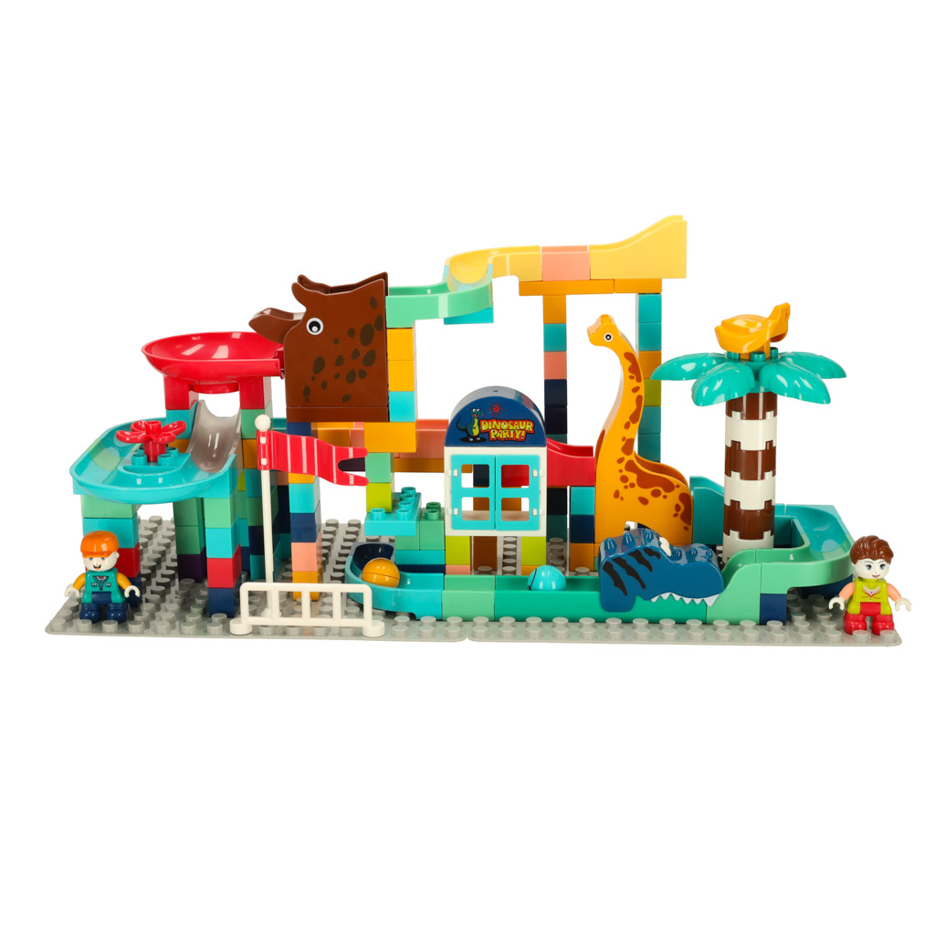 Kreativní bloky dinosauří park kuličková dráha 147sz