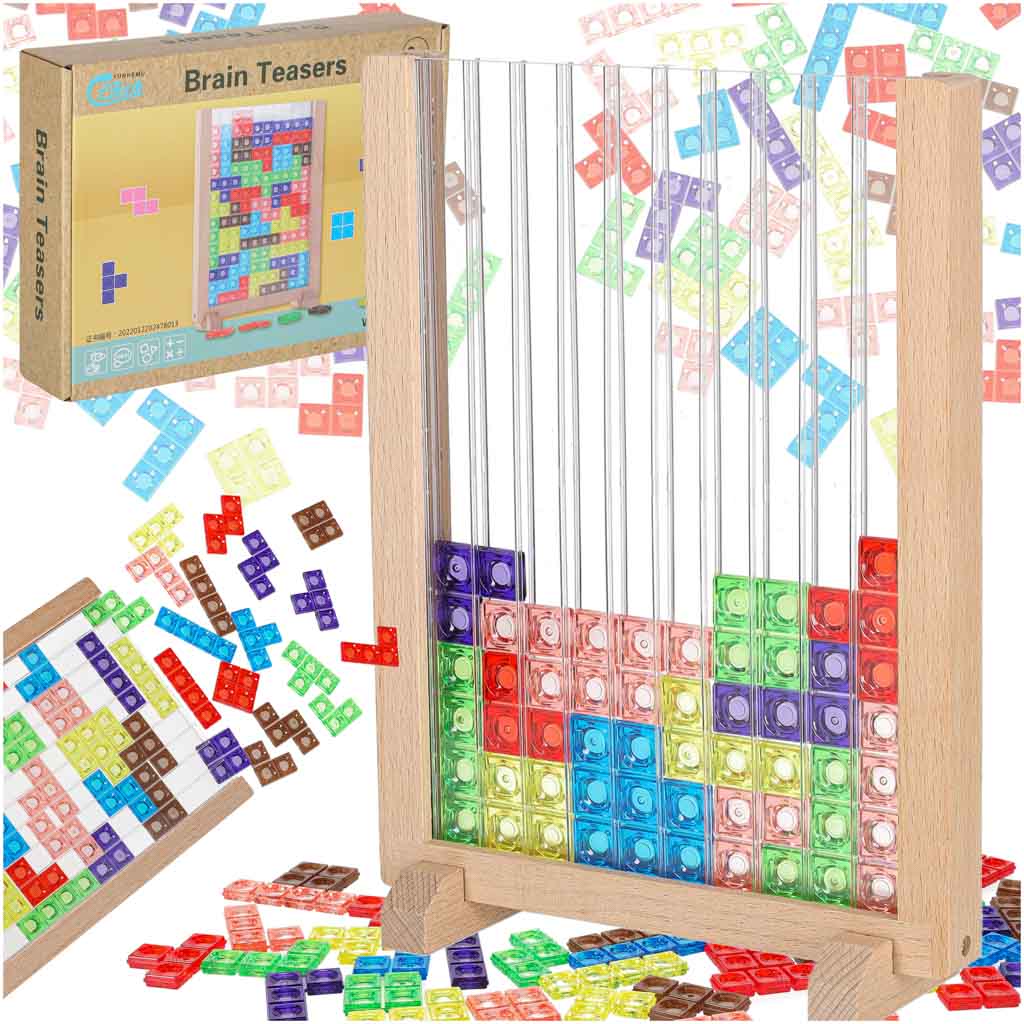 Puzzle tetris stojící hra