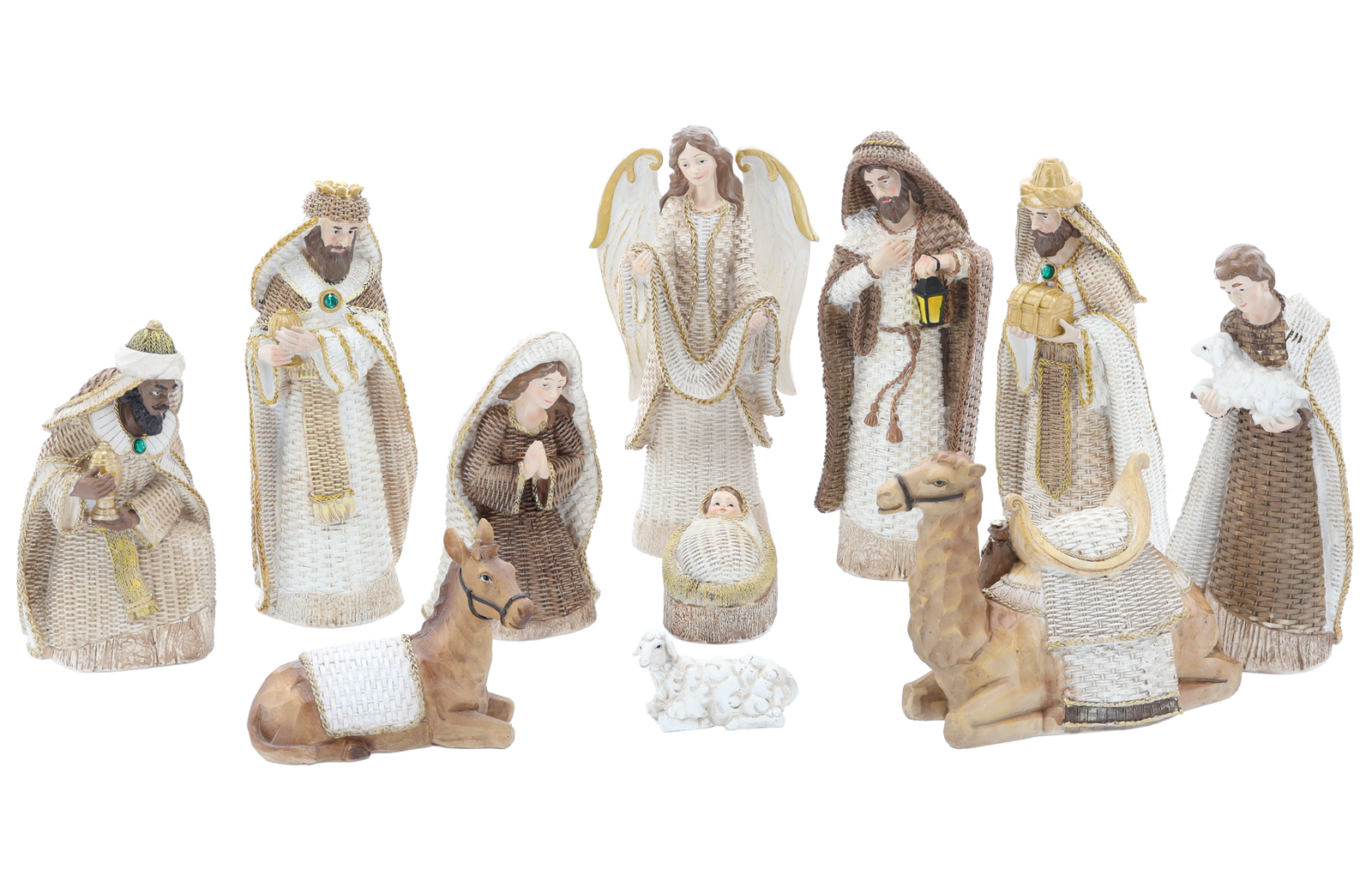 KPL. 11 vánočních figurek do 31 cm polyresin *2492
