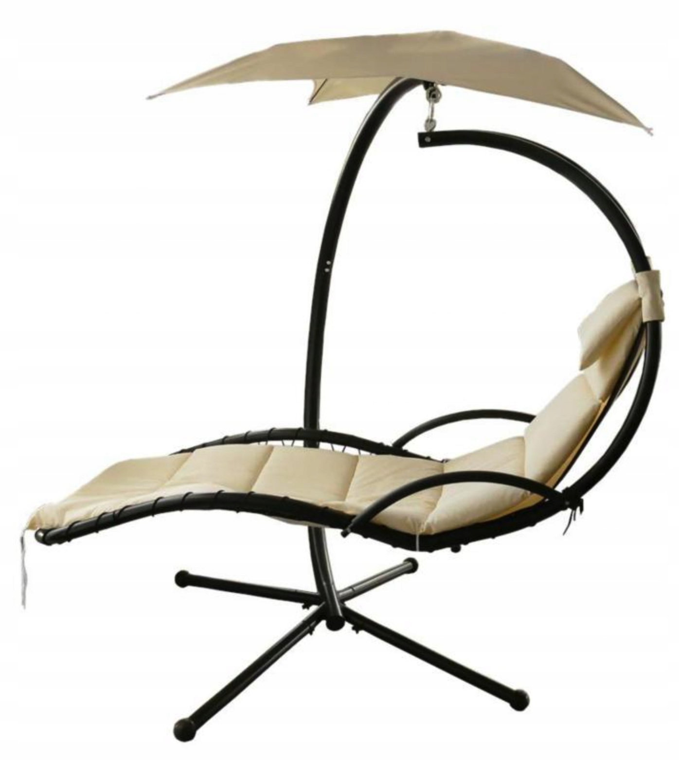 Zahradní houpačka béžová