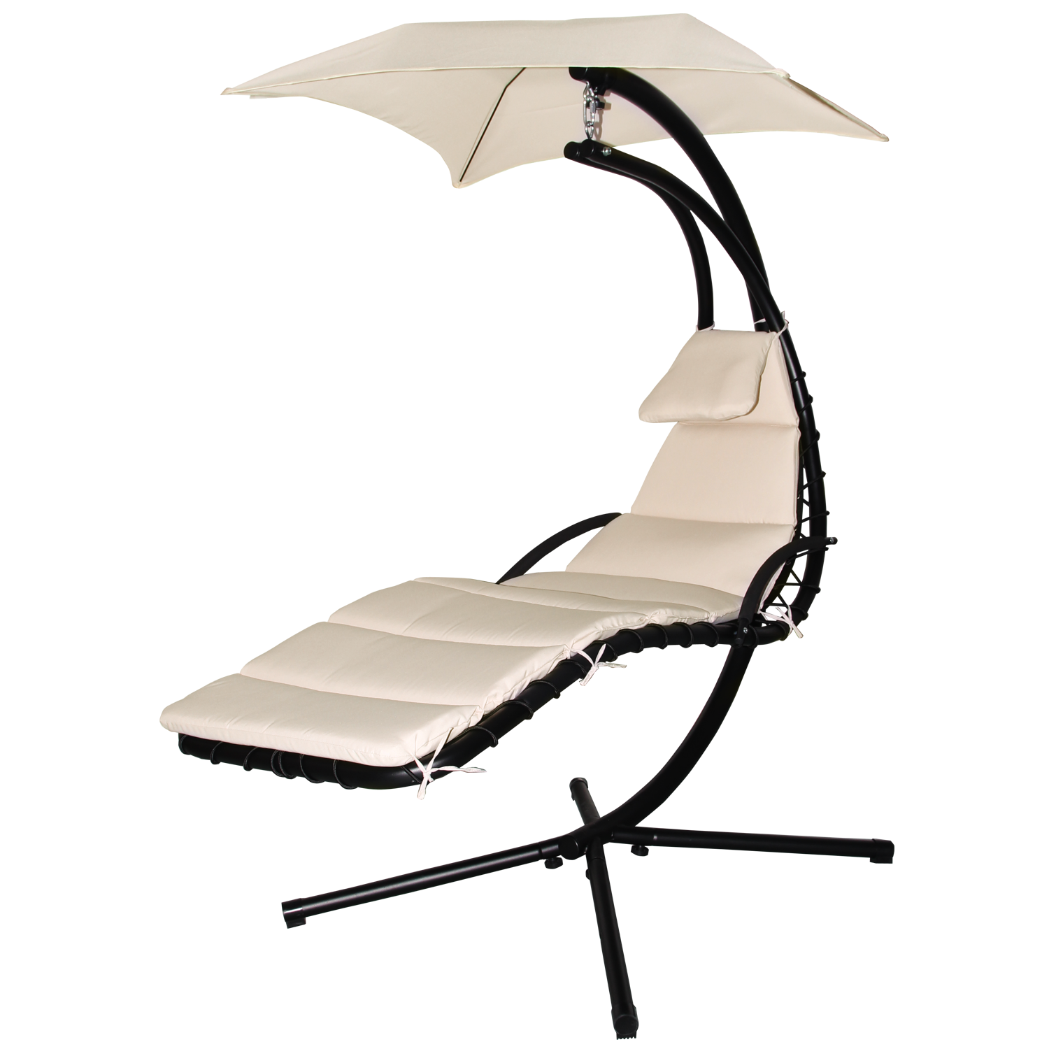 Zahradní houpačka béžová