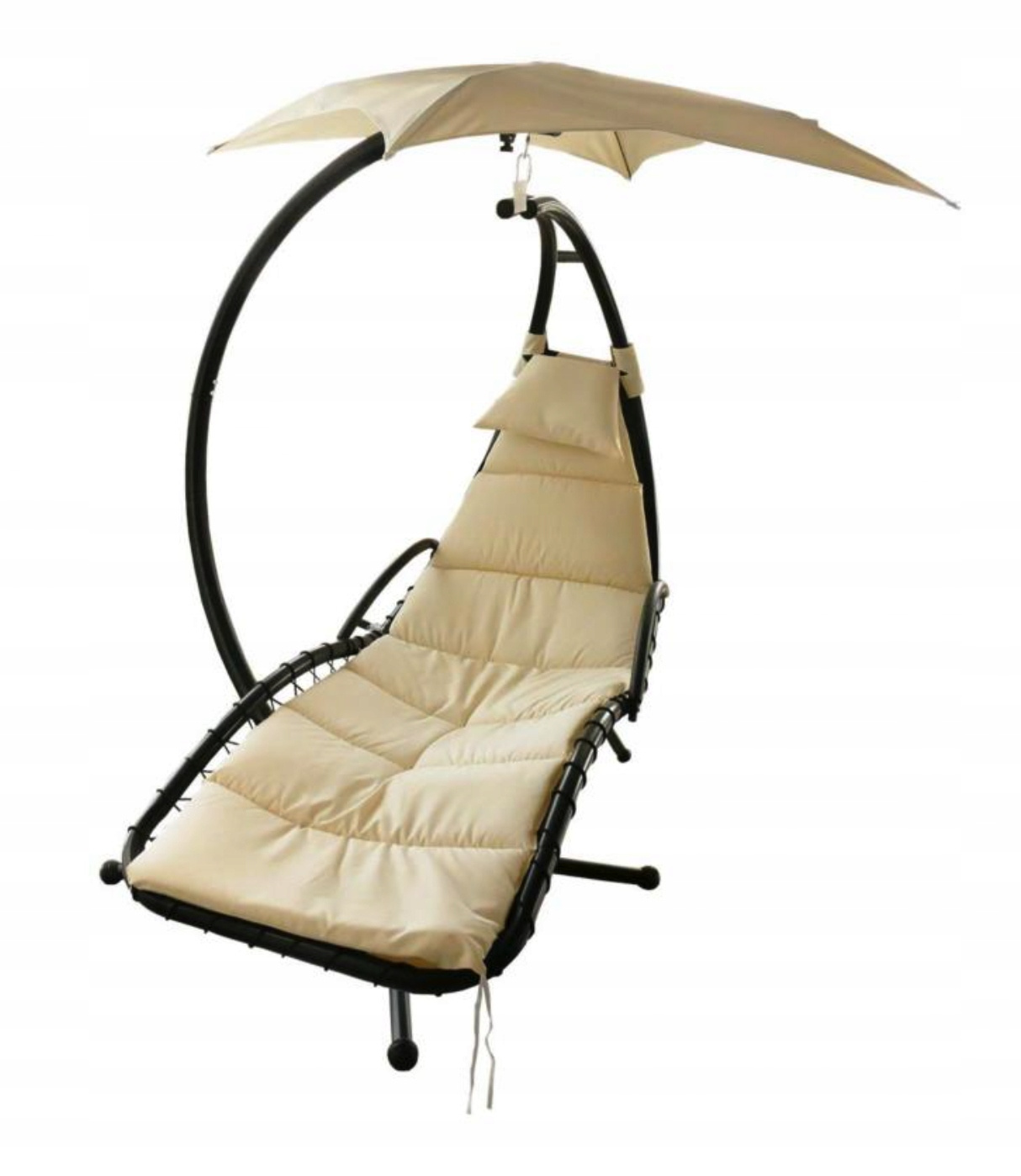 Zahradní houpačka béžová