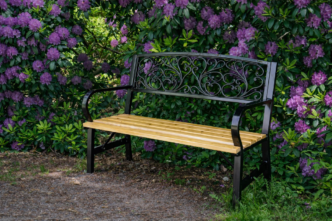 Lavička do zahrady 120 x 56 x 87 cm