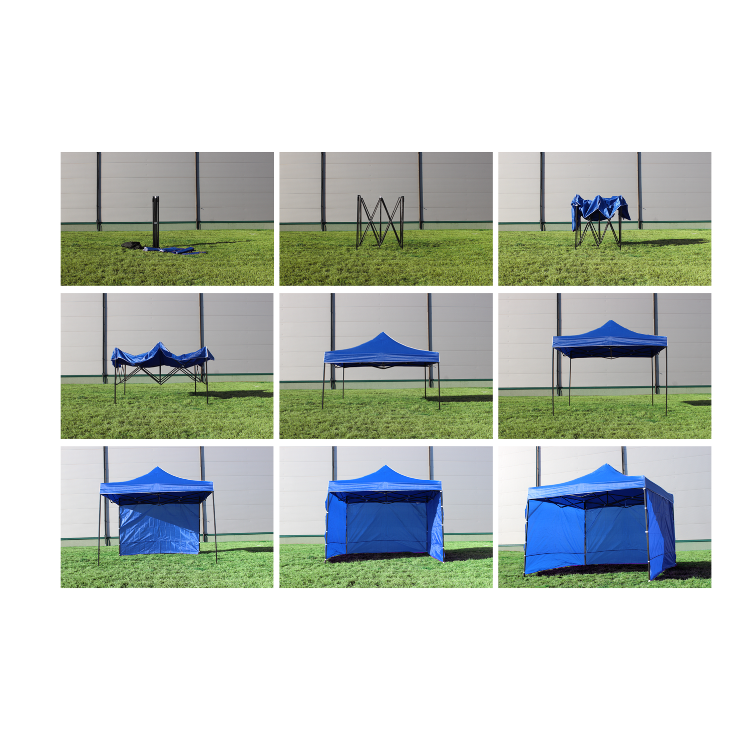 Prodejní stan 3 x 3 m Modrý