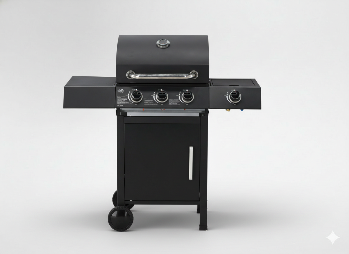 Plynový gril 3+1 s reduktorem 10,3 kW