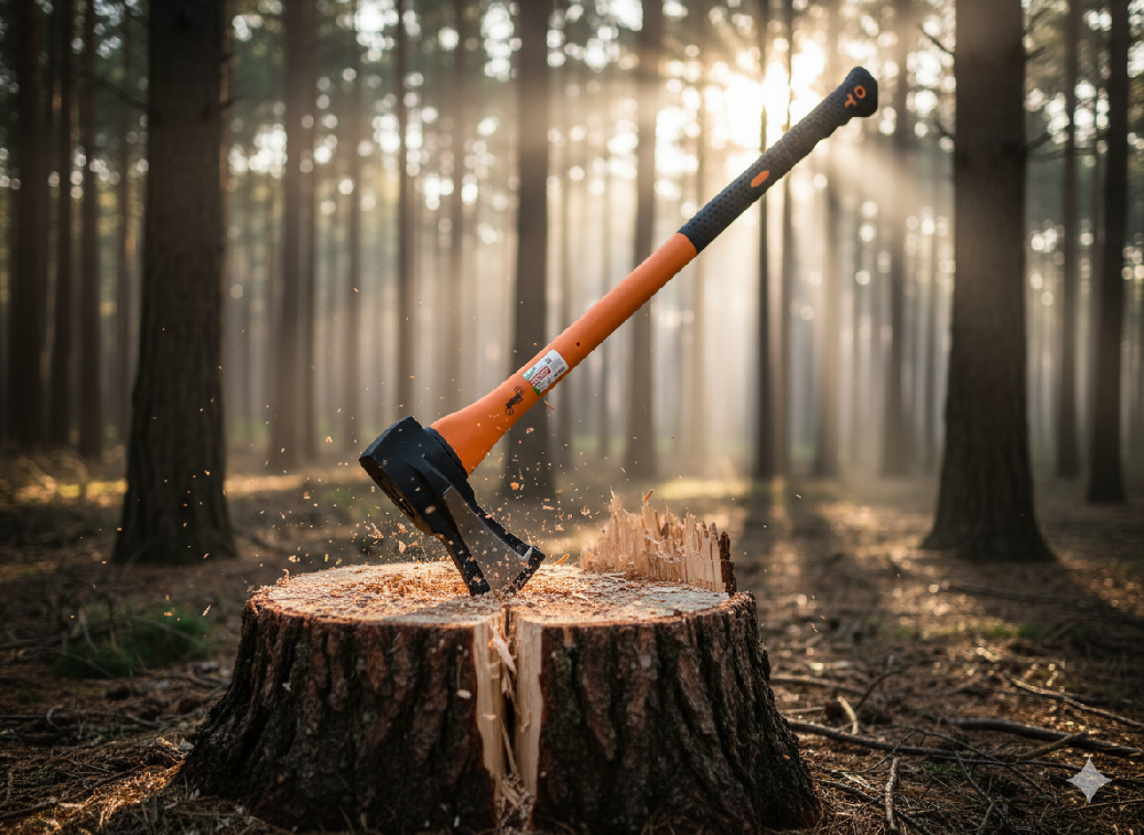 Sekera štípací 3000 g, násada 87 cm