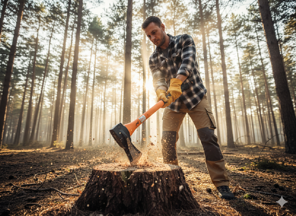 Sekera štípací 3000 g, násada 87 cm
