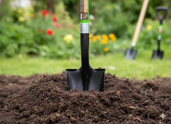 MINI LOPATA S OCELOVOU TYČÍ