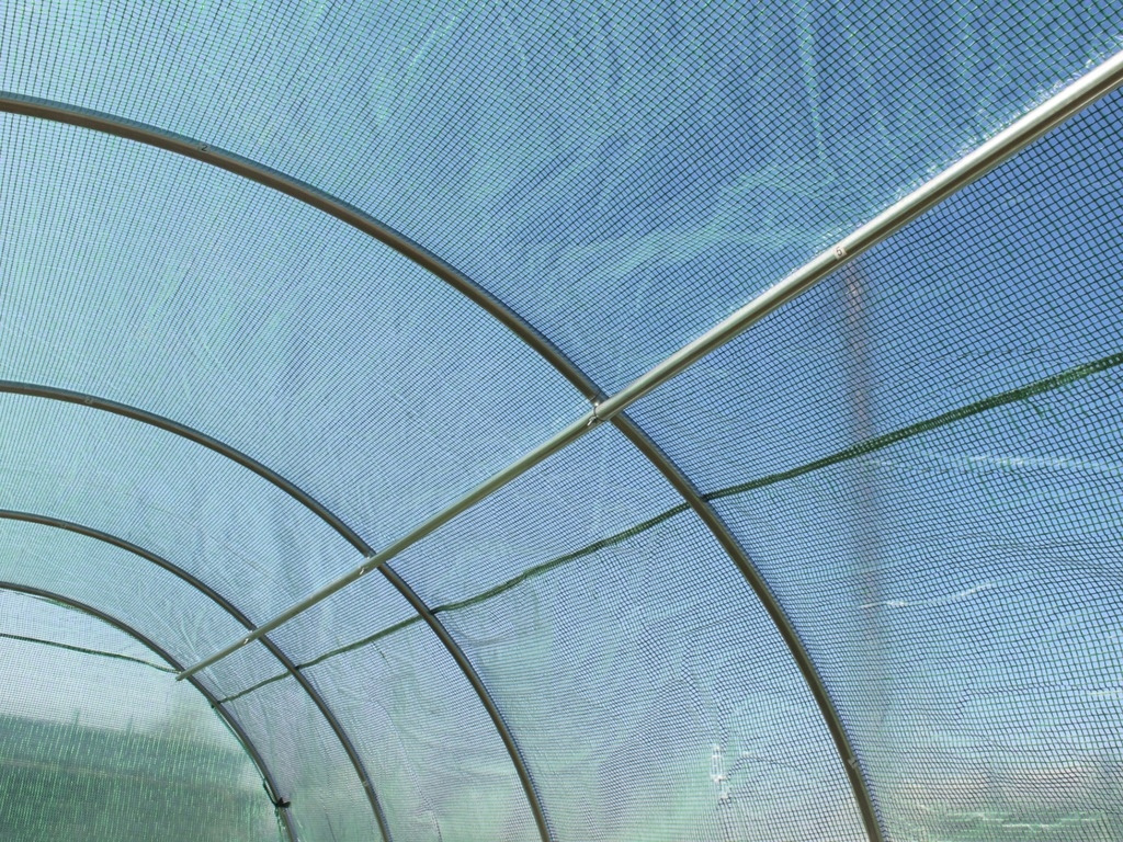 ZAHRADNÍ FÓLIOVÝ TUNEL 4 SEGMENTY ZELENÝ NEW SOLUTION 4 x 2,5 x 2 M